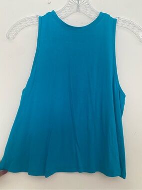 Mippo Relaxed Teal Tank Top - Women’s Sleeveless Layer